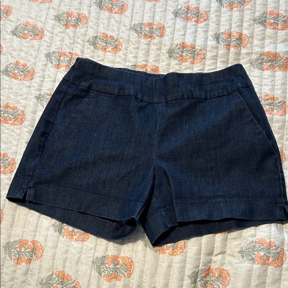New York & Company Dark Blue Jean Shorts